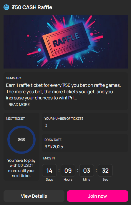 24/7 Tournaments and Raffles